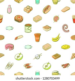 Various images set. Background for printing, design, web. Usable as icons. Seamless. Colored.