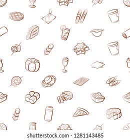 Various images set. Background for printing, design, web. Usable as icons. Seamless. Binary color.