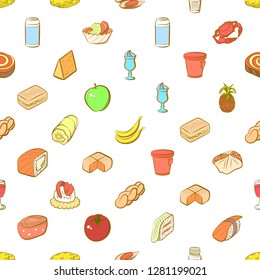 Various images set. Background for printing, design, web. Usable as icons. Seamless. Colored.