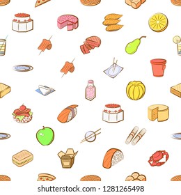 Various images set. Background for printing, design, web. Usable as icons. Seamless. Colored.