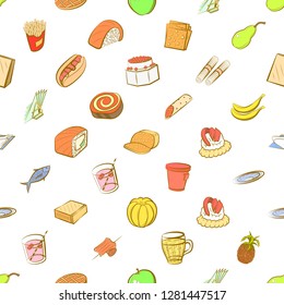 Various images set. Background for printing, design, web. Usable as icons. Seamless. Colored.