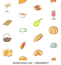 Various images set. Background for printing, design, web. Usable as icons. Seamless. Colored.
