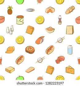 Various images set. Background for printing, design, web. Usable as icons. Seamless. Colored.