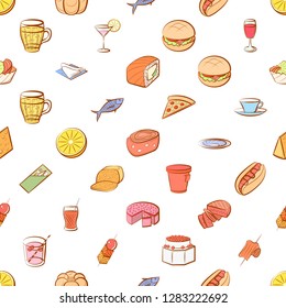 Various images set. Background for printing, design, web. Usable as icons. Seamless. Colored.