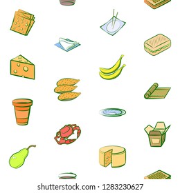 Various images set. Background for printing, design, web. Usable as icons. Seamless. Colored.