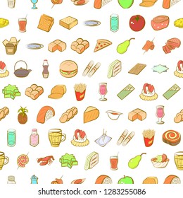 Various images set. Background for printing, design, web. Usable as icons. Seamless. Colored.