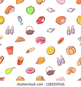 Various images set. Background for printing, design, web. Usable as icons. Seamless. Colored.