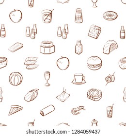 Various images set. Background for printing, design, web. Usable as icons. Seamless. Binary color.