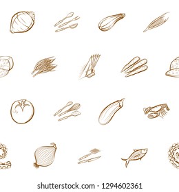 Various images set. Background for printing, design, web. Usable as icons. Seamless. Binary color.