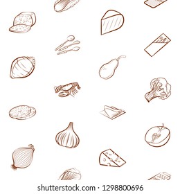 Various images set. Background for printing, design, web. Usable as icons. Seamless. Binary color.
