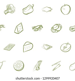 Various images set. Background for printing, design, web. Usable as icons. Seamless. Binary color.
