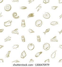 Various images set. Background for printing, design, web. Usable as icons. Seamless. Binary color.