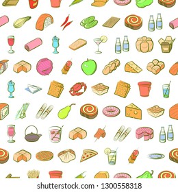 Various images set. Background for printing, design, web. Usable as icons. Seamless. Colored.