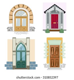 Various individual doors