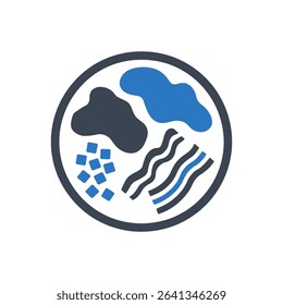 Various ingredients in a dish icon