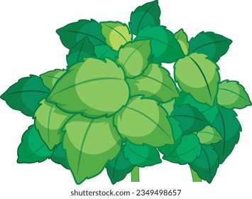 Varios Bush aislados. Forma diferente de la Ilustración vectorial de Bush.