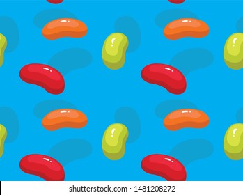 Various Jelly Bean Colorful Background Seamless Pattern Wallpaper-01