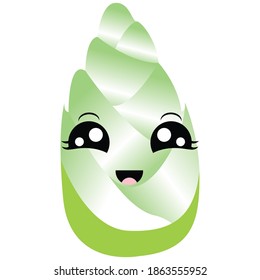 varios tipos de col y asperagus iconos vegetales