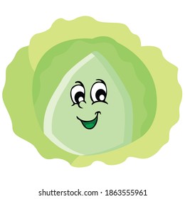 various kinds of cabbage and asperagus vegetable icons