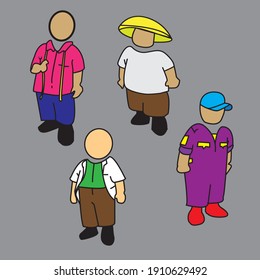 various kinds of character professions