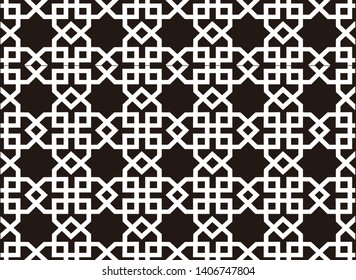 
Various kinds of Islamic motifs that have geometric patterns can be used for various purposes, vector.
