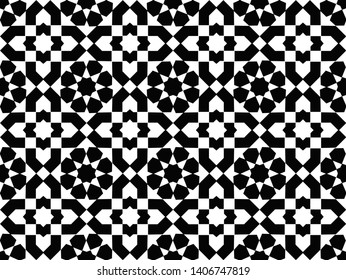 
Various kinds of Islamic motifs that have geometric patterns can be used for various purposes, vector.
