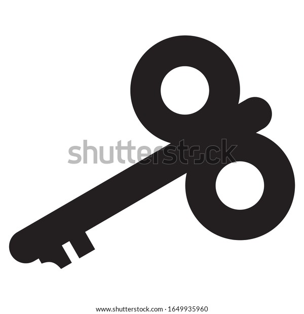various kinds of various keys with black and white\
vector design