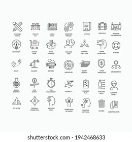 

Various kinds of Thin Line Icons, all your needs are available here