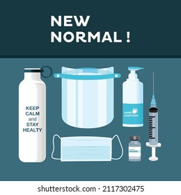 various kinds of tools in a new normal life towards a healthy life