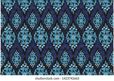 
Various kinds of typical Indonesian batik designs, with a composition of modern colors