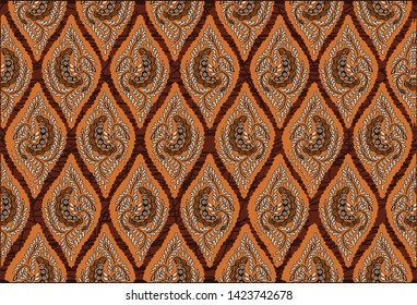 
Various kinds of typical Indonesian batik designs, with a composition of modern colors