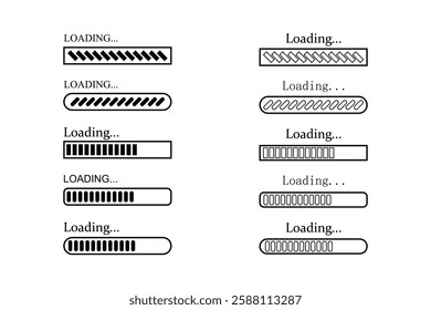 Various Loading Icons for Websites and Applications.