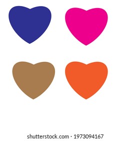 various love vector illustration or clipart or logo