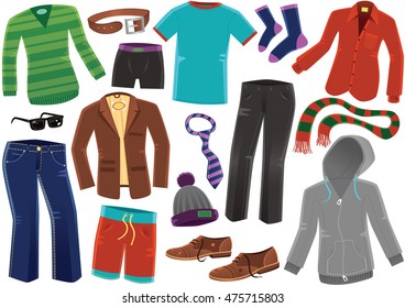 Various male clothing.