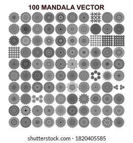varias colecciones de mandala - 100