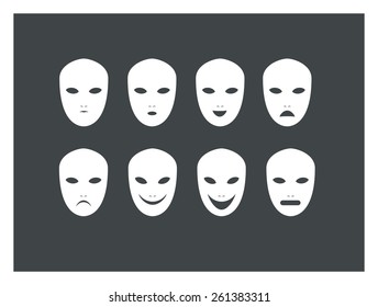 various mask expression