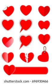 Various model of Red Love Shap,
