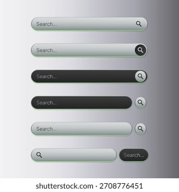 various modern search bar designs