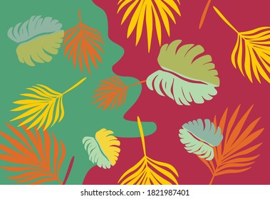 Various motifs with distinctive colors, for batik motifs and various functions with very artistic plant patterns