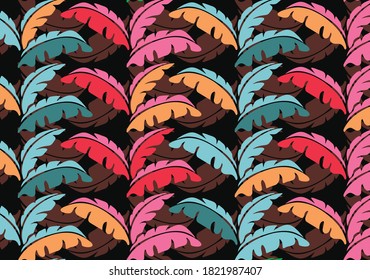 Diversos motivos con colores distintivos, para motivos batik y diversas funciones con patrones vegetales muy artísticos