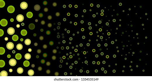 Various multicolored vector layout with circle shapes. Blurred decorative design in abstract style with bubbles. Template for your book. Vector illustration