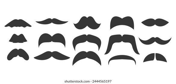 Various Mustache Types Include The Classic Chevron, Suave Handlebar, Rugged Horseshoe, And The Refined English