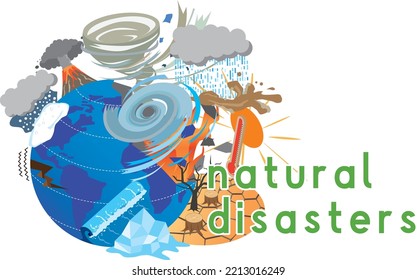 Various natural disasters and the earth