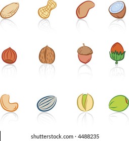 Various Nuts Color 2