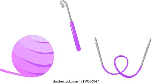 Various objects for knitting yarn