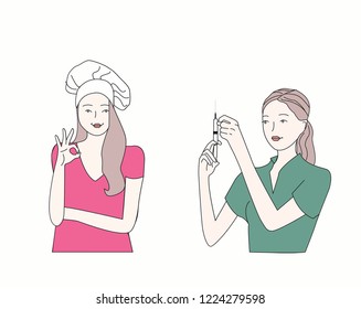 various occupations girls set