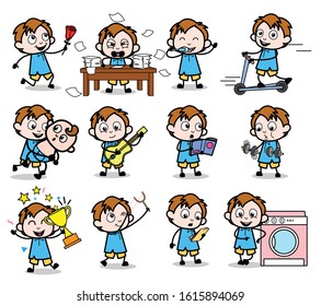 Various Office Guy - Set of Concepts Vector illustrations