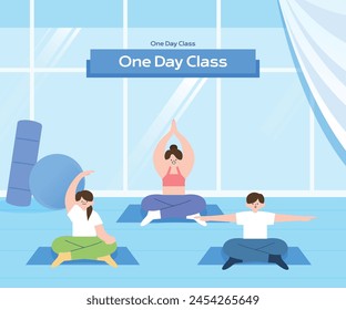 Various one-day class lesson illustrations