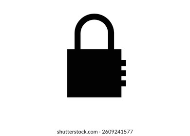 Various padlock icons in different styles on white background.