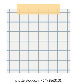 Various paper note. Blank paper note for to-do list on white background